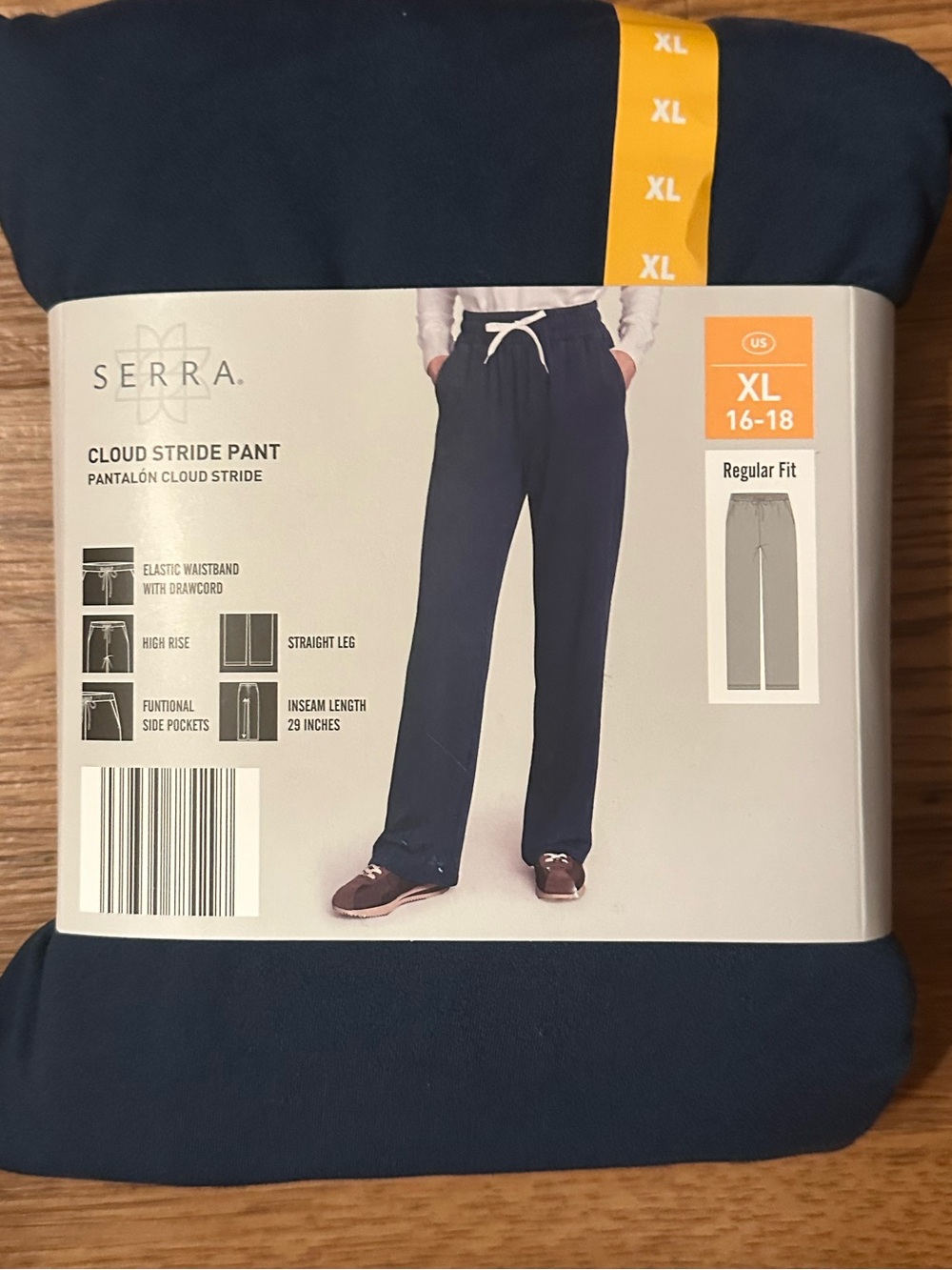 Serra Cloud Stride Pant - Navy Blue